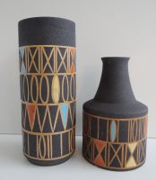 2x 60´s Hans Welling Schlossberg Keramik Vase " Messina" Baden-Württemberg - Langenargen Vorschau