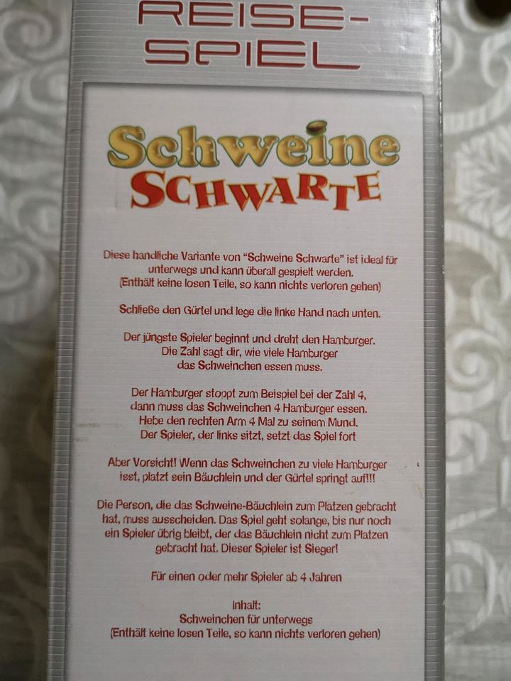 Reisespiel Schweine Schwarte in Seckach