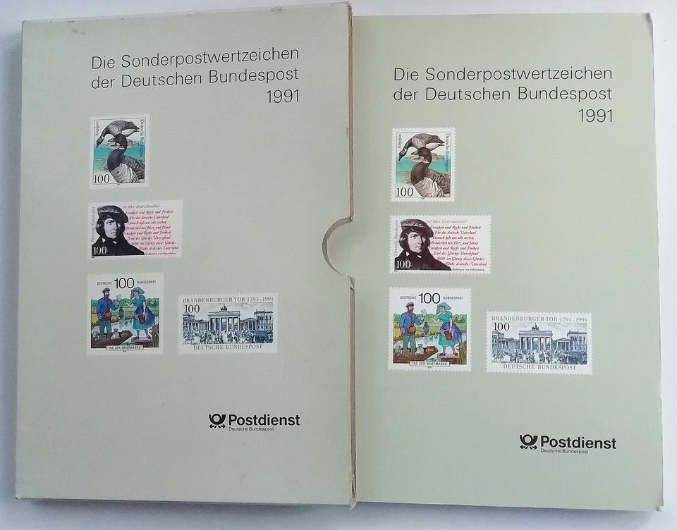 Sonderpostwertzeichen Deutsche Bundespost 1985 + 1991 in Handeloh