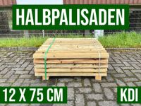 Palisade Holz Halbrund Halbholz Beeteinfassung - 12x75 - KDI Nordrhein-Westfalen - Lennestadt Vorschau