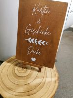 Schild Karten & Geschenke (Hochzeit) Nordrhein-Westfalen - Oberhausen Vorschau