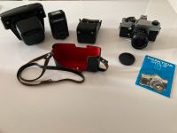 Praktica MTL5 Spiegelreflexkamera mit Blitz und Tasche Berlin - Treptow Vorschau