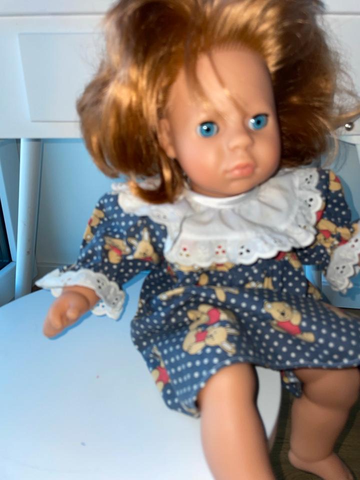 Gepflegte Götz 93 260/16 Puppe mit roten Haaren Original 90er in Meckenheim