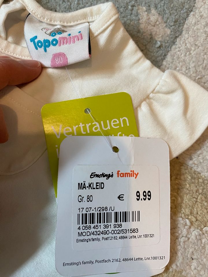 Kleid Frühling Sommer Hochzeit Geburtstag NEU Gr. 80(86) Topomini in Erfurt