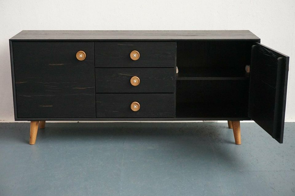 Bodahl Sideboard Tailor # Mocca black # Massiv-Möbel in Alsfeld