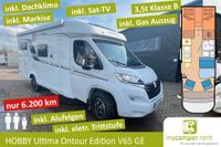 HOBBY Optima Ontour Edition V65 GE - nur 6.200 km gelaufen EZ 26.04.2023 mit Garantie im Kundenauftrag Sat-TV Dachklima Markise Längsbetten nur 230cm breit 677cm lang Nordrhein-Westfalen - Kerken Vorschau