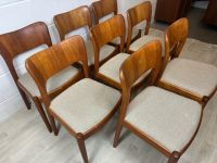 8 vintage massiv Teak Stühle KOEFOED dining chairs 60er 70er Niedersachsen - Delmenhorst Vorschau