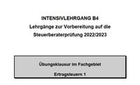 Endriss Intensivlehrgang Klausurenkurs Steuerrecht 2022 / 2023 Baden-Württemberg - Leonberg Vorschau