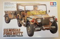 Bausatz U.S. M151A2 Ford Mutt mit Cargo Trailer Military 1:35 TAM Baden-Württemberg - Althengstett Vorschau