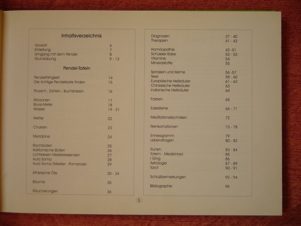 Pendelbuch für Anfänger und Fortgeschrittene, "Pendel - Welten" in Krefeld