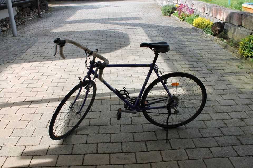 Rennrad Marke Schauff, Farbe blau, Shimano 21 Gang Schaltung in Limbach