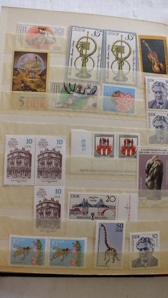 DDR / BRD Briefmarken Sammlung Teil 5 in Samtens