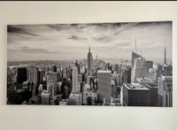 Leinwand New York Manhattan Skyline Panorama schwarz weiß 180x90 Dresden - Pieschen Vorschau