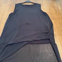 Chiffonbluse schwarz ärmellos Hallhuber Gr 42, Longbluse, Tunika München - Bogenhausen Vorschau