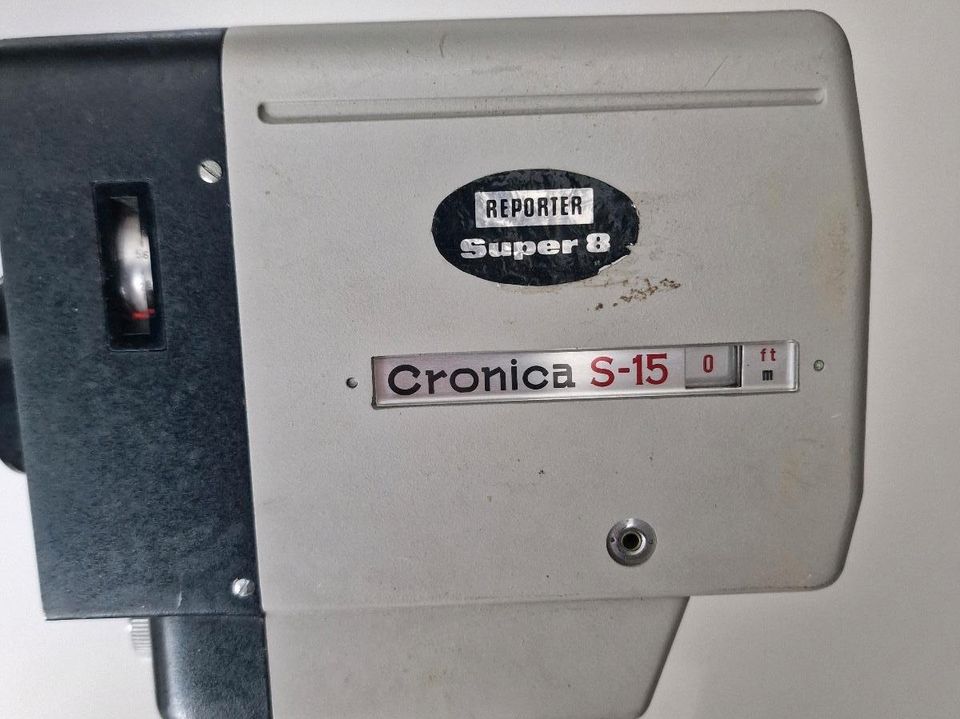 Cronica S-15 Super 8 Reporter Videokamera 60er Vintage in Allmendingen