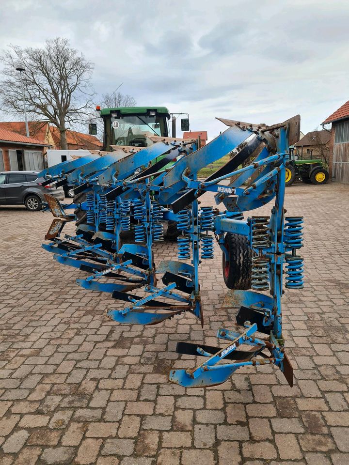 Lemken Pflug 5 Schar Steinsicherung Europal 7x Streifenkörper in Harsum