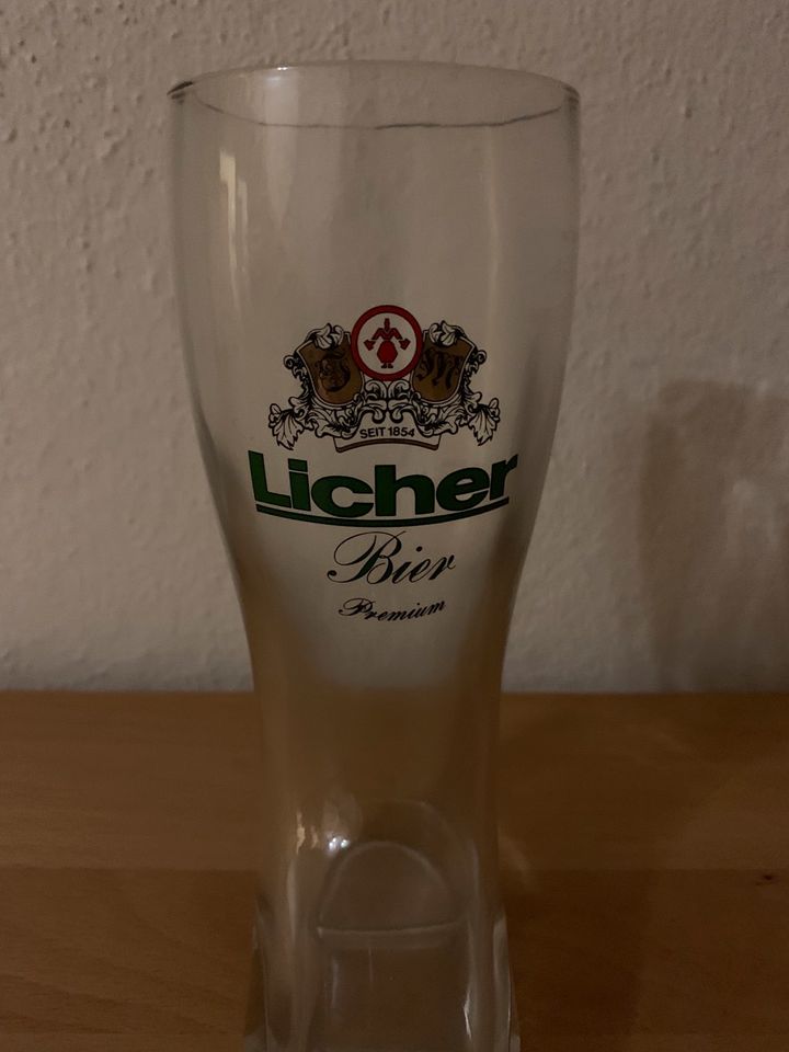 Bierstiefel von Licher Bier in Staufenberg