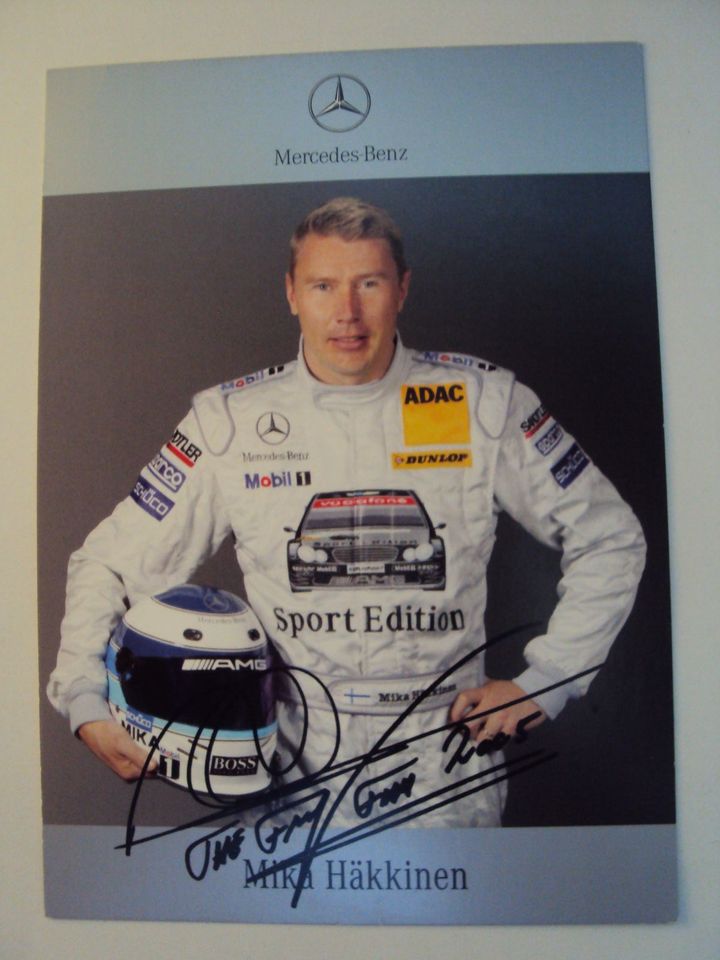 Autogrammkarten Mercedes Benz  DTM und Formel 1 aus 2005 in Gelsenkirchen