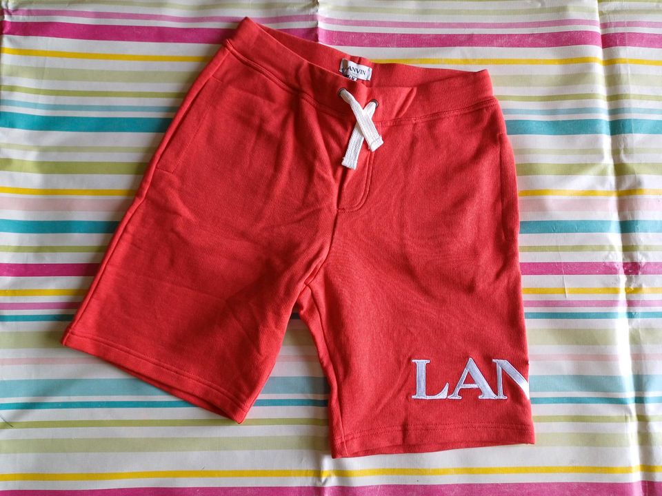 LANVIN Sweatshorts Bermuda 14 158 164 NEU rot in Bornheim