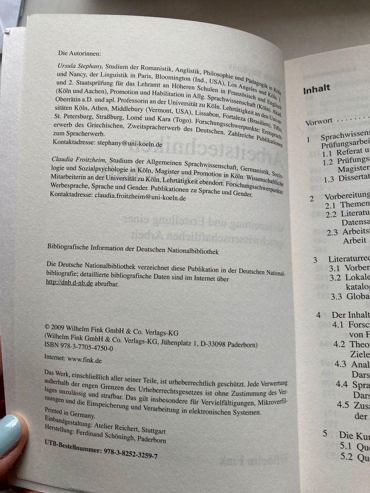 Buch Arbeitstechniken Sprachwissenschaft in Geseke