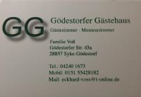 Monteurzimmer  Gästezimmer  Monteurwohnung  Zimmer auf Zeit Niedersachsen - Syke Vorschau