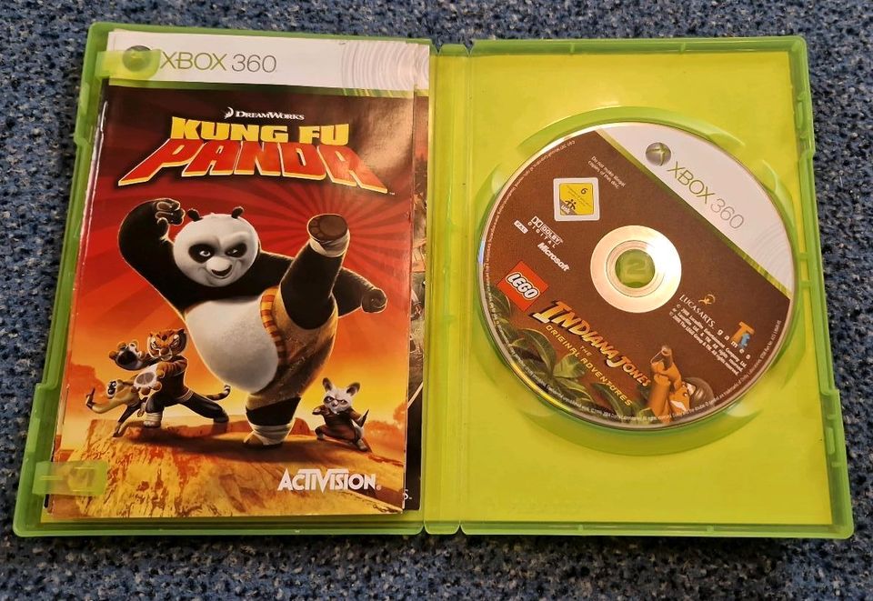 Xbox 360 lego indianer Jones, Kong fu panda in Bredstedt