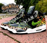 Unisex CUSTOM Nike Air Sneaker - Safari Airbrushed NEU Pankow - Weissensee Vorschau