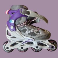 OXELO Inlineskates für Kinder - Größe 33-36, Grau/Lila Nordrhein-Westfalen - Ennepetal Vorschau