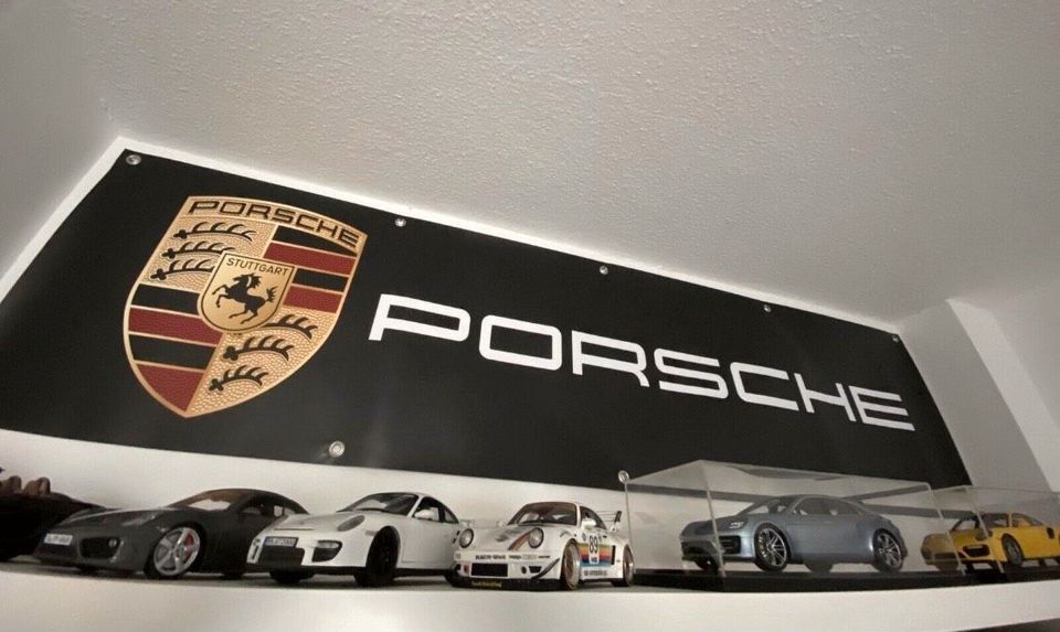 Porsche Banner Fahne PVC 200x50 in Neumünster