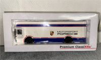 Modellauto 1:43 Porsche Motorsport Renntransporter Mercedes Benz Frankfurt am Main - Nordend Vorschau