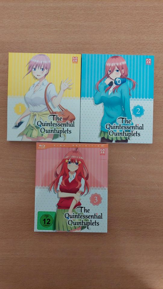Anime Blu-ray The Quintessential Quintuplets St. 1 Sammelschuber in Nordhausen