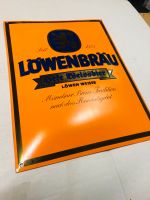 Löwenbräu München, Emaille Schild , top Niedersachsen - Bockenem Vorschau