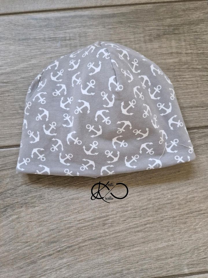 Beanie Anker grau Jersey handmade etsy dawanda Kinder Erwachsene in  Thüringen - Stadtroda | Babykleidung Größe 92 kaufen | eBay Kleinanzeigen  ist jetzt Kleinanzeigen