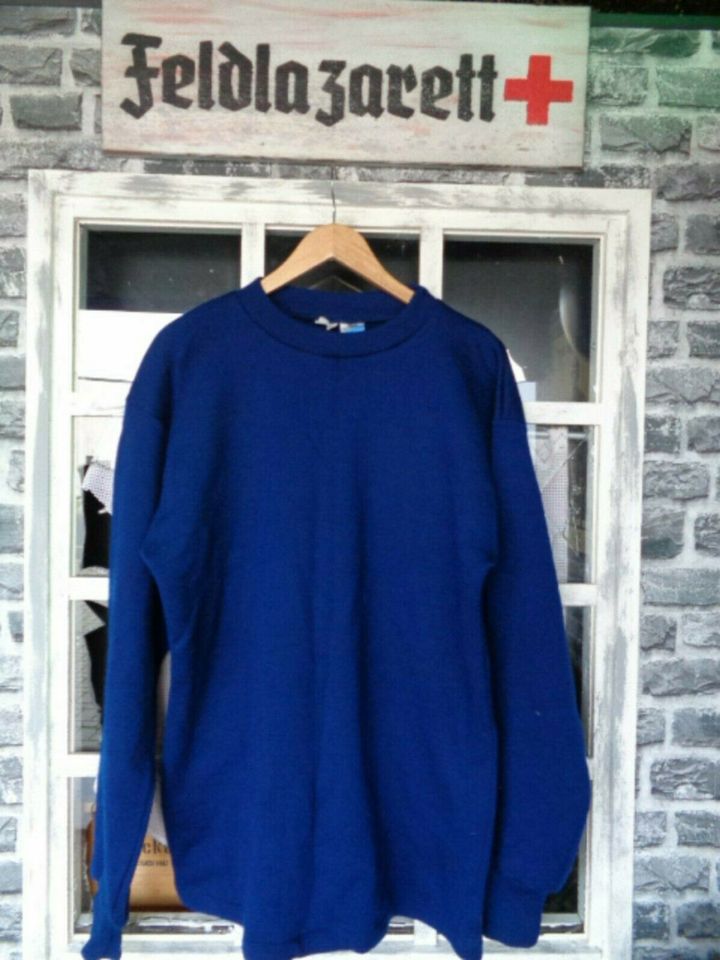 Orig.NL Armee Winterpullover blau 100% Schurwolle Gr.58 NEU in Herzogenrath