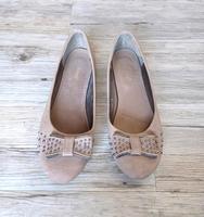 Ballerinas Grau/Braun Gr.39/40 Niedersachsen - Itterbeck Vorschau