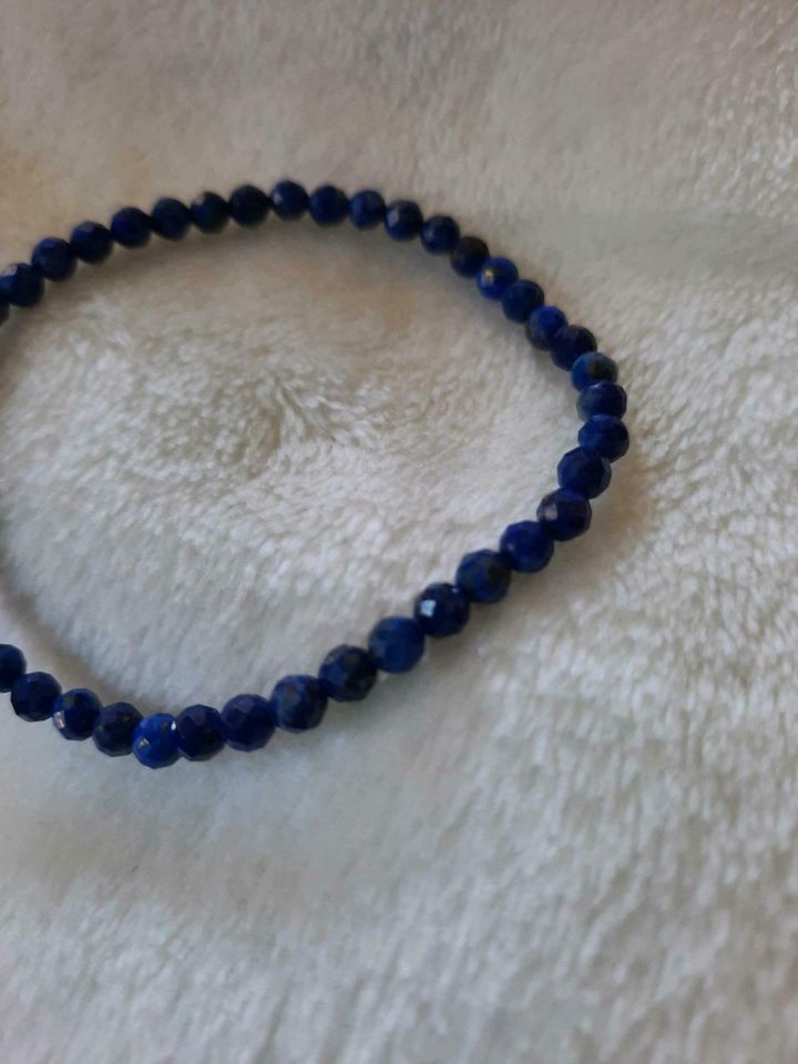 Lapislazuli Armband 17 cm in Damnatz