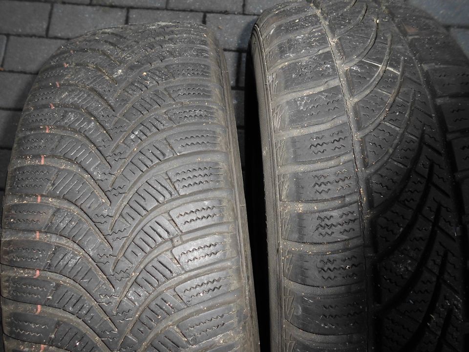 4Stahlfelgen 5;5Jx15H2  ET54  mit Winterreifen185/65R15 88T in Herzebrock-Clarholz