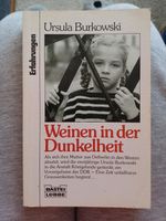 Roman von Ursula Burkowski " Weinen in der Dunkelheit "p Berlin - Spandau Vorschau