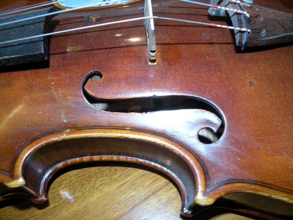Violine vermutlich Cremoneser Geige Officina Mauro Lucini in Neustadt b.Coburg