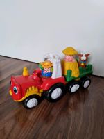 Fisher Price Traktor mit Anhänger Little People Animals Musik Bayern - Burgebrach Vorschau