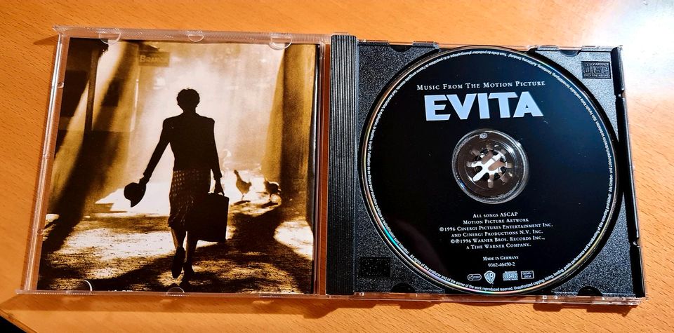 CD EVITA  - Madonna as Evita Filmmusik in Lübeck