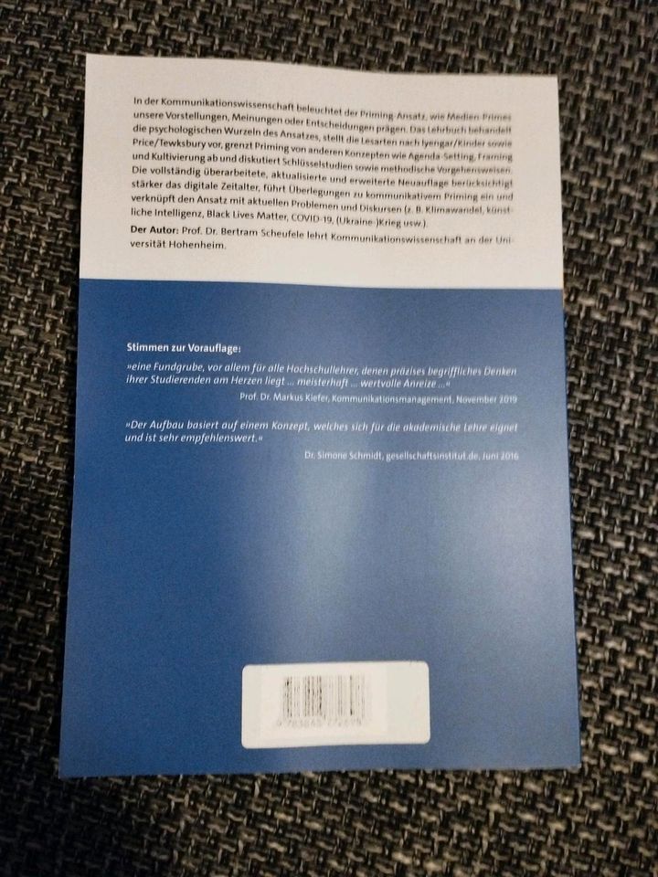 Buch Priming - Ansätze der Medien- und Kommunikationswissenschaft in Eichenbühl