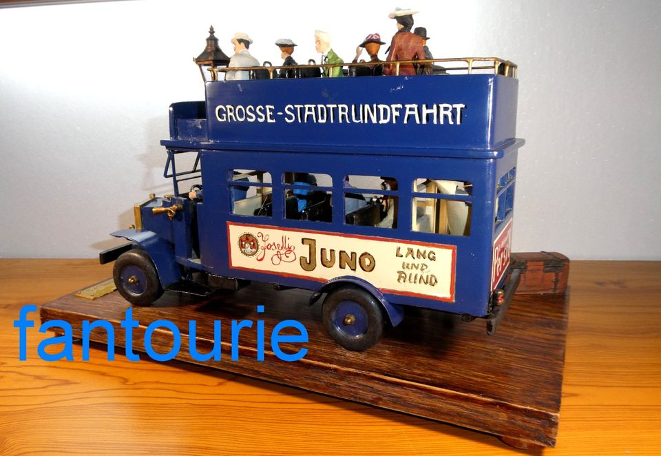 Holz Modell MAN LKW Stadtbus Omnibus 1:22,5 Preiser Figur Unikat in Hamburg