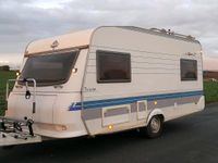 Wohnwagen, Camping, Hobby, De Luxe, großes Vorzelt Thüringen - Martinroda (bei Ilmenau) Vorschau