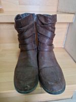 Stiefelette justfab braun Bayern - Michelau i. OFr. Vorschau