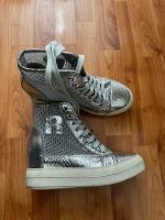 Rucoline Sneakers Gr. 40 IT mit Plateau Silber Obergiesing-Fasangarten - Obergiesing Vorschau