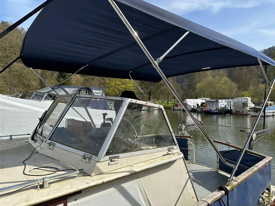 Motorboot Yacht Motoryacht Kajütboot Stahlboot Verdränger in Fachingen