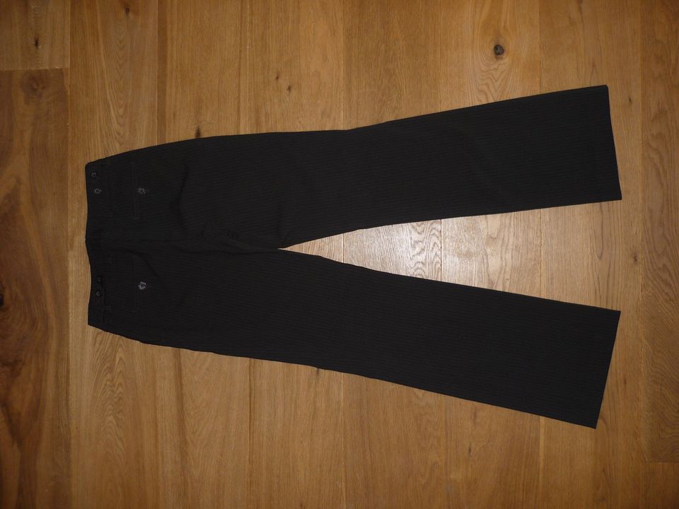 ⭐️H&M⭐ DAMEN NADELSTREIFEN BUSINESS STRETCH ANZUG HOSE 34 EHER 36 in Kamp-Lintfort