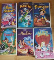 Walt Disney Filme Alice im Wunderland Aladdin Peter Pan Pinocchio Brandenburg - Blankenfelde Vorschau