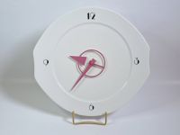 Vintage 80er Jahre Villeroy & Boch Wand-Uhr Alba Art Deco Stil Berlin - Steglitz Vorschau